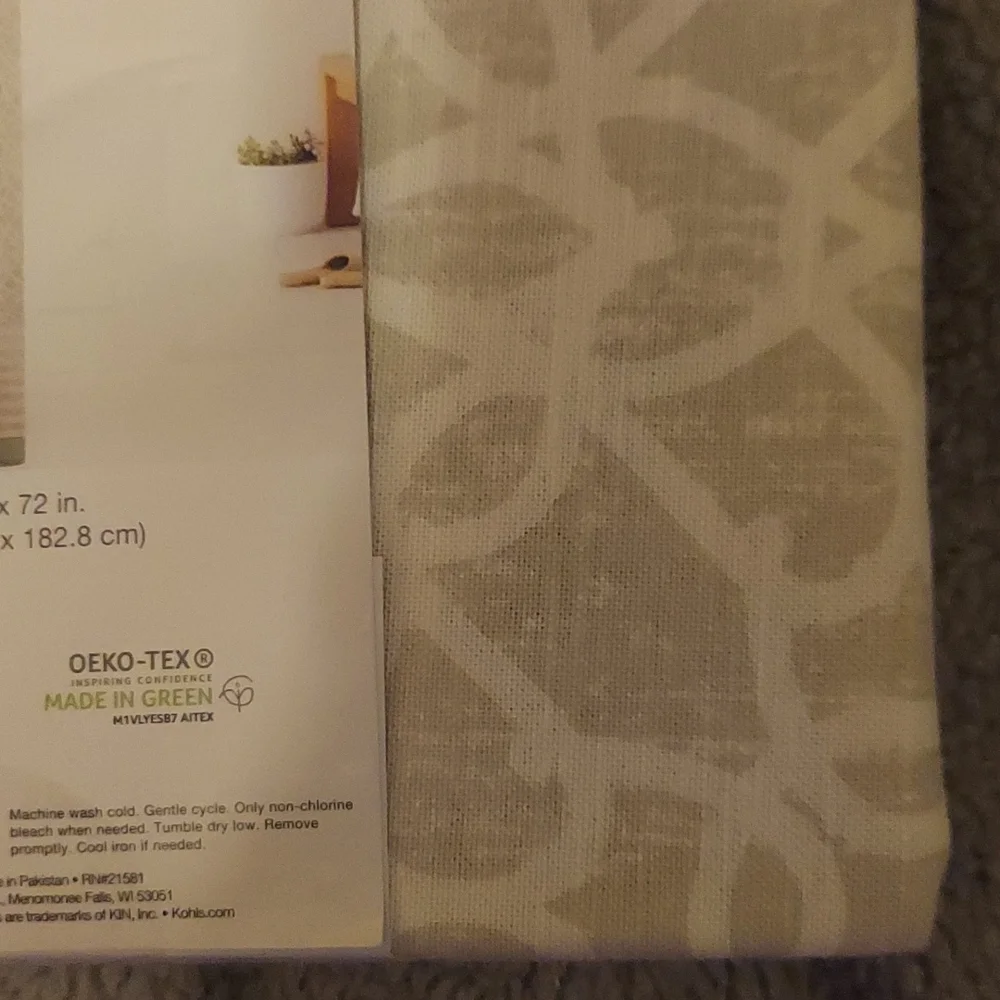 Sonoma shower curtain